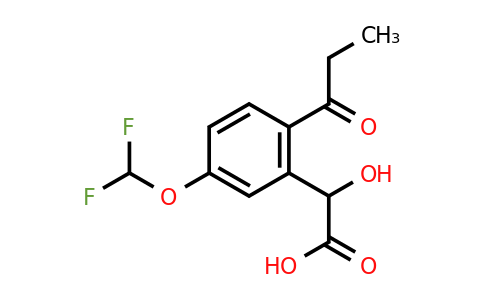 1804235-88-8 | 5-(Difluoromethoxy)-2-propionylmandelic acid