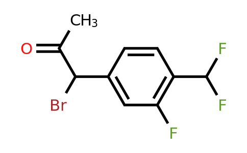 1804235-90-2 | 1-Bromo-1-(4-(difluoromethyl)-3-fluorophenyl)propan-2-one