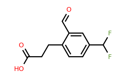 1804236-07-4 | 4-(Difluoromethyl)-2-formylphenylpropanoic acid