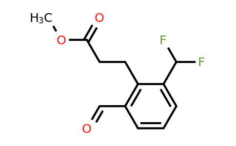 1804236-16-5 | Methyl 2-(difluoromethyl)-6-formylphenylpropanoate