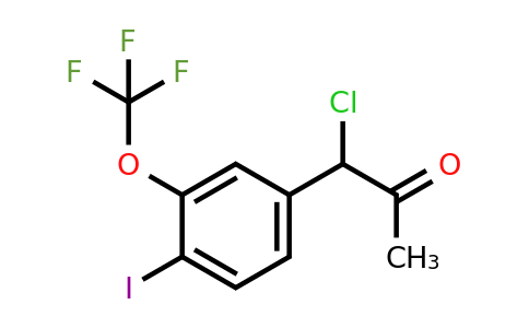 1804236-79-0 | 1-Chloro-1-(4-iodo-3-(trifluoromethoxy)phenyl)propan-2-one