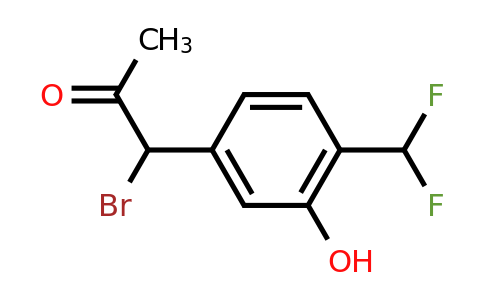 1804237-28-2 | 1-Bromo-1-(4-(difluoromethyl)-3-hydroxyphenyl)propan-2-one