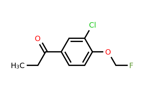 1804237-35-1 | 1-(3-Chloro-4-(fluoromethoxy)phenyl)propan-1-one