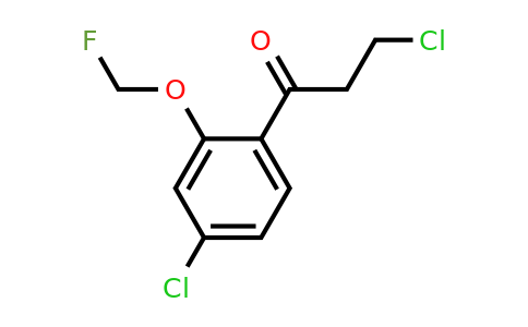 1804237-48-6 | 3-Chloro-1-(4-chloro-2-(fluoromethoxy)phenyl)propan-1-one