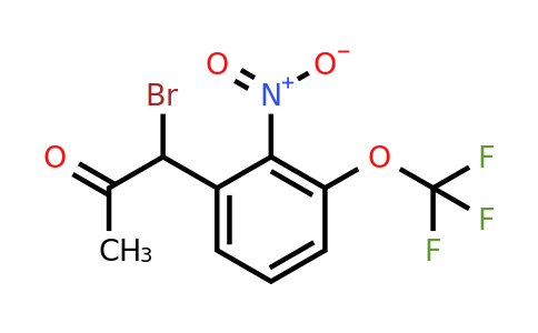 1804238-47-8 | 1-Bromo-1-(2-nitro-3-(trifluoromethoxy)phenyl)propan-2-one