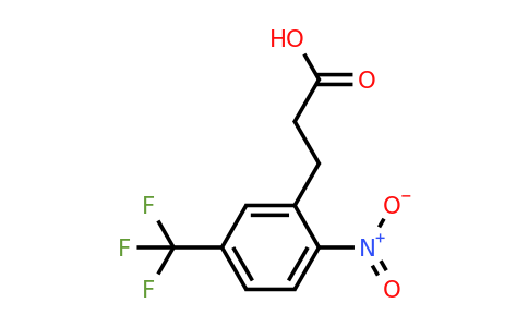 1804238-50-3 | 3-(2-Nitro-5-(trifluoromethyl)phenyl)propanoic acid