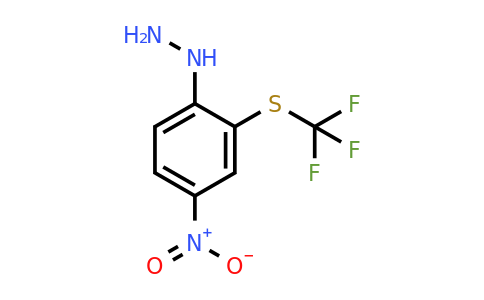 1804238-52-5 | 1-(4-Nitro-2-(trifluoromethylthio)phenyl)hydrazine