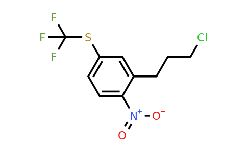 1804238-54-7 | 1-(3-Chloropropyl)-2-nitro-5-(trifluoromethylthio)benzene