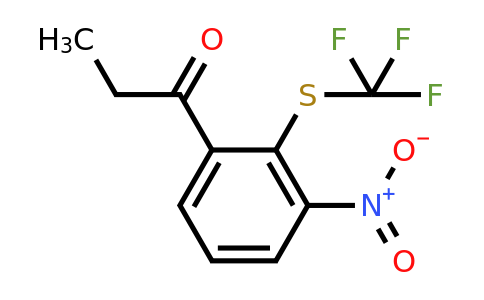 1804238-62-7 | 1-(3-Nitro-2-(trifluoromethylthio)phenyl)propan-1-one