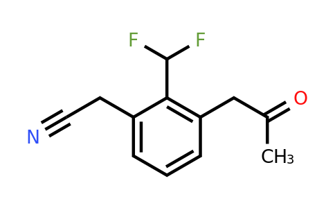 1804238-63-8 | 2-(Difluoromethyl)-3-(2-oxopropyl)phenylacetonitrile
