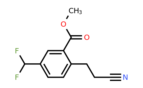 1804238-80-9 | Methyl 2-(2-cyanoethyl)-5-(difluoromethyl)benzoate