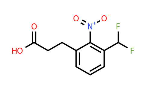 1804239-08-4 | 3-(Difluoromethyl)-2-nitrophenylpropanoic acid