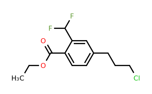 1804239-60-8 | Ethyl 4-(3-chloropropyl)-2-(difluoromethyl)benzoate