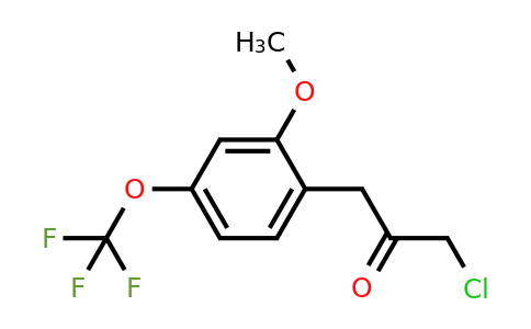 1804239-63-1 | 2-(3-Chloro-2-oxopropyl)-5-(trifluoromethoxy)anisole
