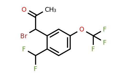 1804239-67-5 | 1-Bromo-1-(2-(difluoromethyl)-5-(trifluoromethoxy)phenyl)propan-2-one