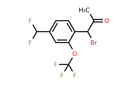 1804239-73-3 | 1-Bromo-1-(4-(difluoromethyl)-2-(trifluoromethoxy)phenyl)propan-2-one