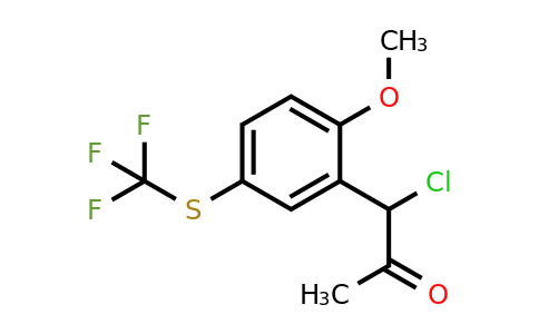 1804240-60-5 | 2-(1-Chloro-2-oxopropyl)-4-(trifluoromethylthio)anisole