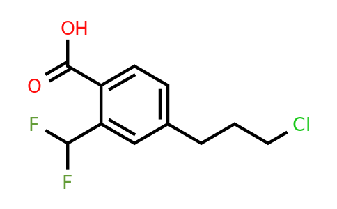 1804240-67-2 | 4-(3-Chloropropyl)-2-(difluoromethyl)benzoic acid