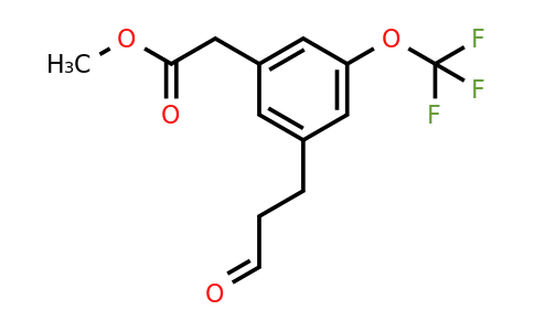 1804241-29-9 | Methyl 3-(3-oxopropyl)-5-(trifluoromethoxy)phenylacetate