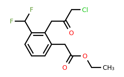 1804242-05-4 | Ethyl 2-(3-chloro-2-oxopropyl)-3-(difluoromethyl)phenylacetate
