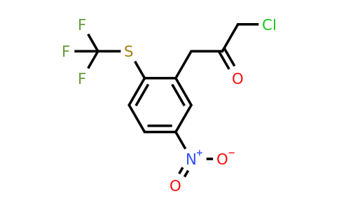 1804242-09-8 | 1-Chloro-3-(5-nitro-2-(trifluoromethylthio)phenyl)propan-2-one