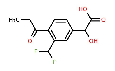 1804242-85-0 | 3-(Difluoromethyl)-4-propionylmandelic acid