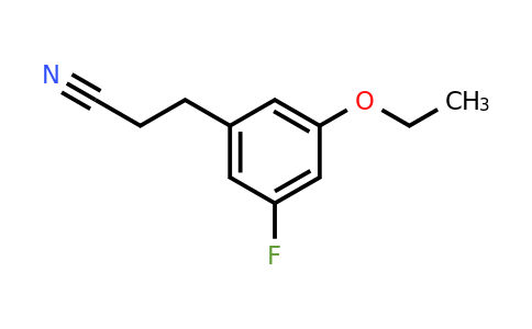 1804243-07-9 | 3-Ethoxy-5-fluorophenylpropanenitrile