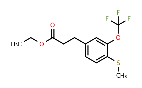 1804243-69-3 | Ethyl 3-(4-(methylthio)-3-(trifluoromethoxy)phenyl)propanoate