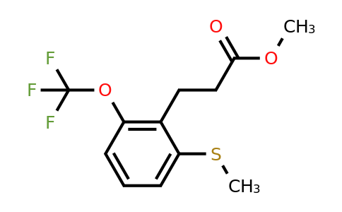 1804243-75-1 | Methyl 3-(2-(methylthio)-6-(trifluoromethoxy)phenyl)propanoate