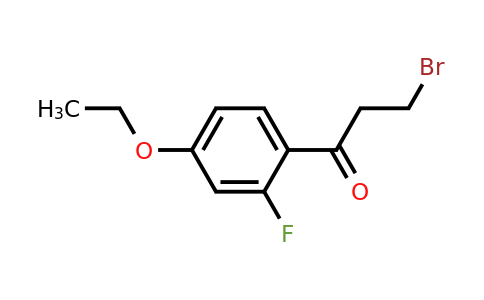 1804243-83-1 | 3-Bromo-1-(4-ethoxy-2-fluorophenyl)propan-1-one