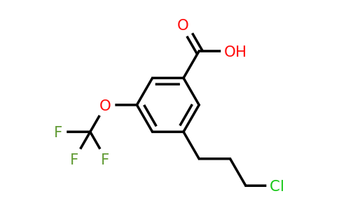 1804243-91-1 | 3-(3-Chloropropyl)-5-(trifluoromethoxy)benzoic acid