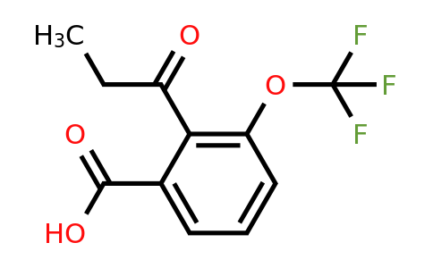 1804243-98-8 | 2-Propionyl-3-(trifluoromethoxy)benzoic acid