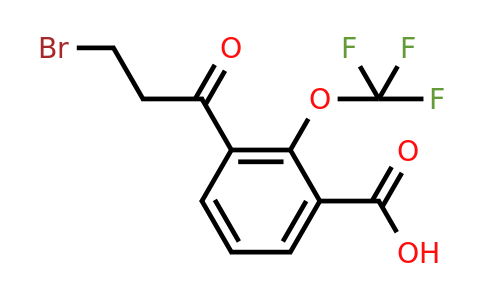 1804244-17-4 | 3-(3-Bromopropanoyl)-2-(trifluoromethoxy)benzoic acid