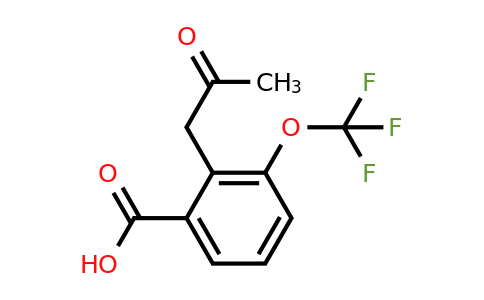 1804244-35-6 | 2-(2-Oxopropyl)-3-(trifluoromethoxy)benzoic acid