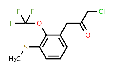 1804244-47-0 | 1-Chloro-3-(3-(methylthio)-2-(trifluoromethoxy)phenyl)propan-2-one