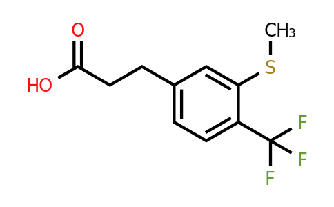 1804244-62-9 | 3-(3-(Methylthio)-4-(trifluoromethyl)phenyl)propanoic acid