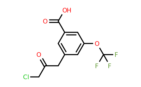 1804244-64-1 | 3-(3-Chloro-2-oxopropyl)-5-(trifluoromethoxy)benzoic acid