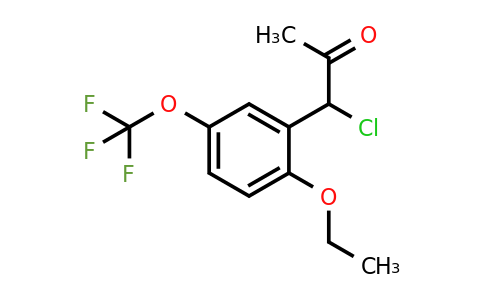 1804244-71-0 | 1-Chloro-1-(2-ethoxy-5-(trifluoromethoxy)phenyl)propan-2-one
