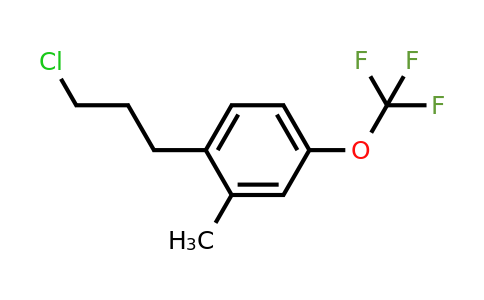 1804244-74-3 | 2-(3-Chloropropyl)-5-(trifluoromethoxy)toluene