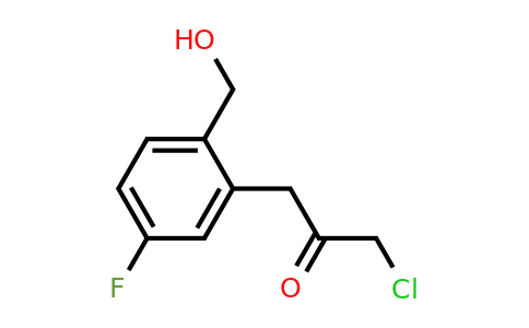 1804244-87-8 | 1-Chloro-3-(5-fluoro-2-(hydroxymethyl)phenyl)propan-2-one