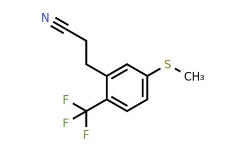 1804244-96-9 | 3-(5-(Methylthio)-2-(trifluoromethyl)phenyl)propanenitrile
