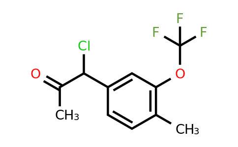 1804244-98-1 | 4-(1-Chloro-2-oxopropyl)-2-(trifluoromethoxy)toluene