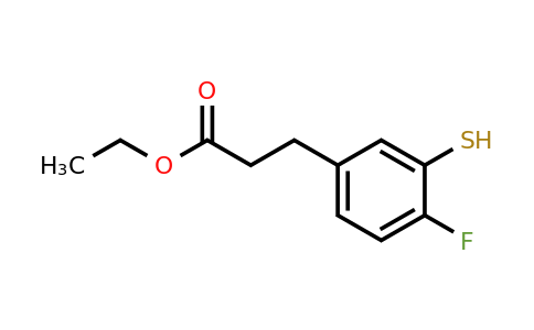 1804245-21-3 | Ethyl 4-fluoro-3-mercaptophenylpropanoate