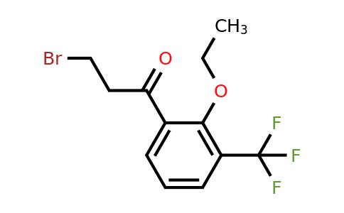 1804245-30-4 | 3-Bromo-1-(2-ethoxy-3-(trifluoromethyl)phenyl)propan-1-one