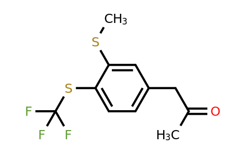 1804245-34-8 | 1-(3-(Methylthio)-4-(trifluoromethylthio)phenyl)propan-2-one