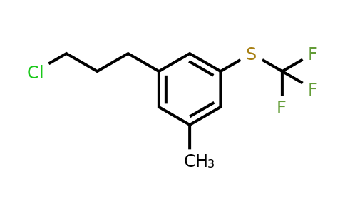 1804245-44-0 | 3-(3-Chloropropyl)-5-(trifluoromethylthio)toluene