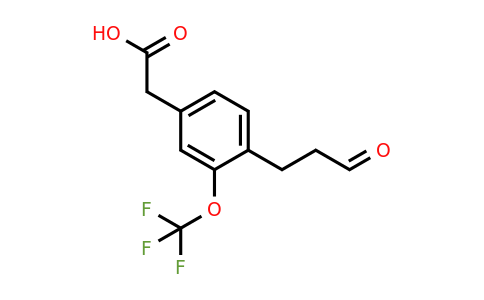 1804245-56-4 | 4-(3-Oxopropyl)-3-(trifluoromethoxy)phenylacetic acid