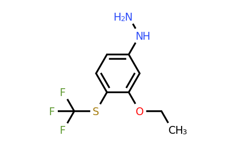 1804245-88-2 | 1-(3-Ethoxy-4-(trifluoromethylthio)phenyl)hydrazine