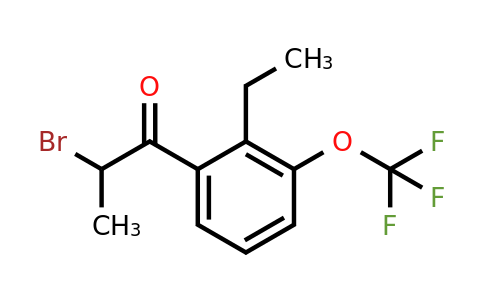 1804245-89-3 | 2-Bromo-1-(2-ethyl-3-(trifluoromethoxy)phenyl)propan-1-one