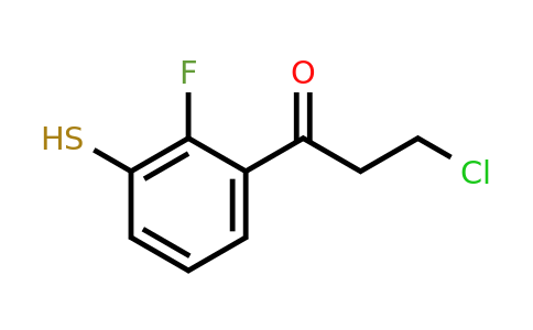 1804246-40-9 | 3-Chloro-1-(2-fluoro-3-mercaptophenyl)propan-1-one